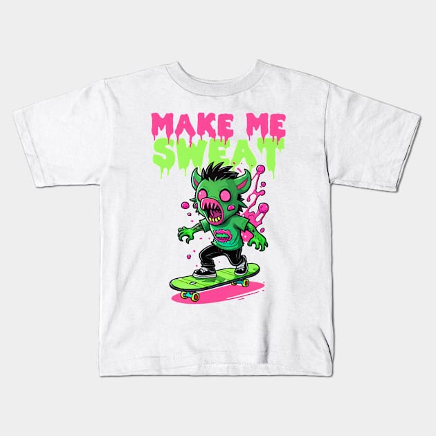 Make me Sweat Kids T-Shirt by Asu Tropis